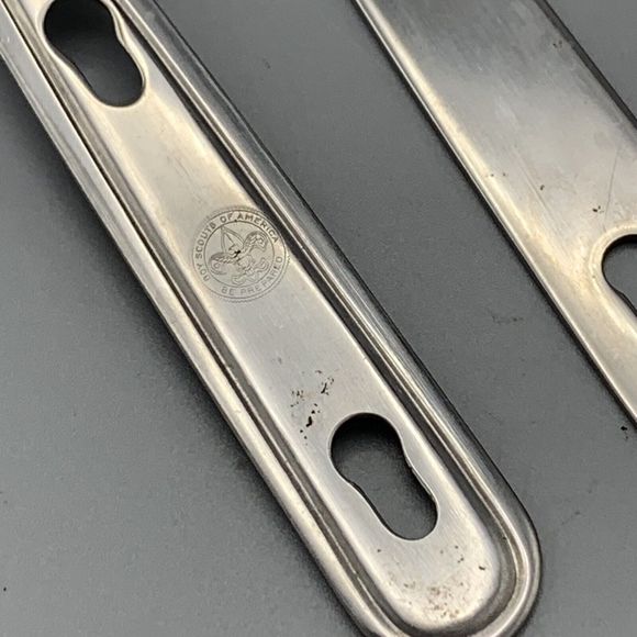 Vtg Boy Scouts of America Silverware Utensil Set Imperial Stainless Steel Case - Picture 13 of 16